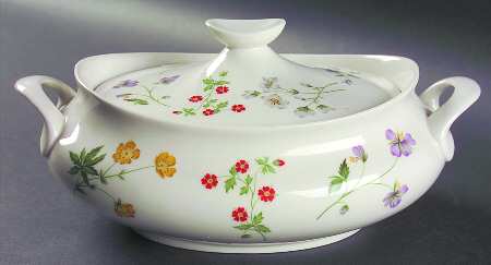 Springtime Oval Covered Vegetable