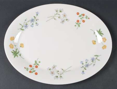 Springtime 13" Oval Serving Platter