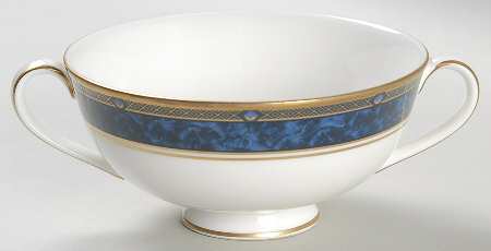 Stanwyck Footed Cream Soup Bowl