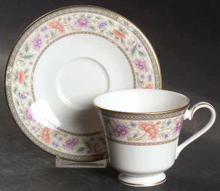 St. Andrew Footed Cup & Saucer Set