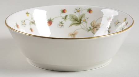 Strawberry Cream Coupe Cereal Bowl