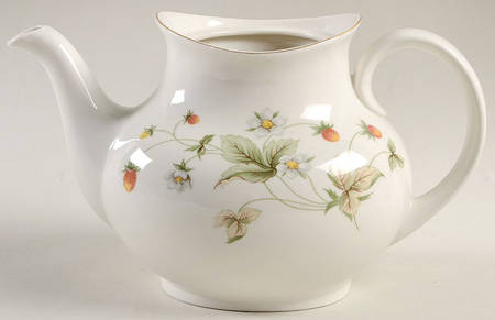 Strawberry Cream Teapot No Lid