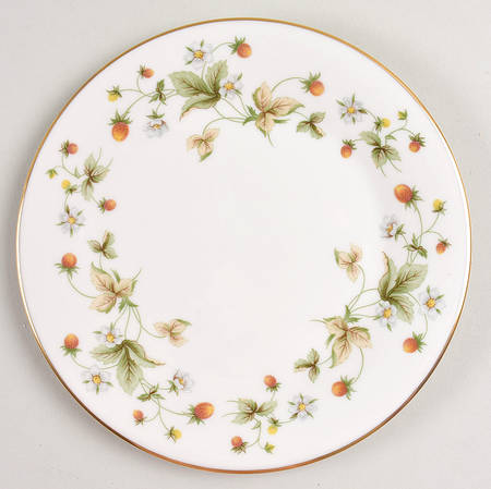 Strawberry Cream Salad Plate