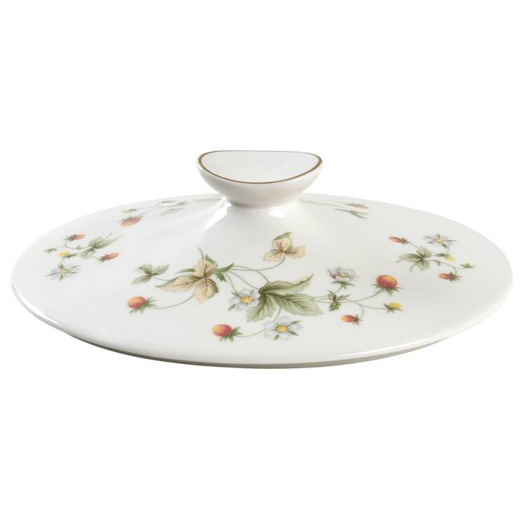 Strawberry Cream Lid for Oval Vegetable