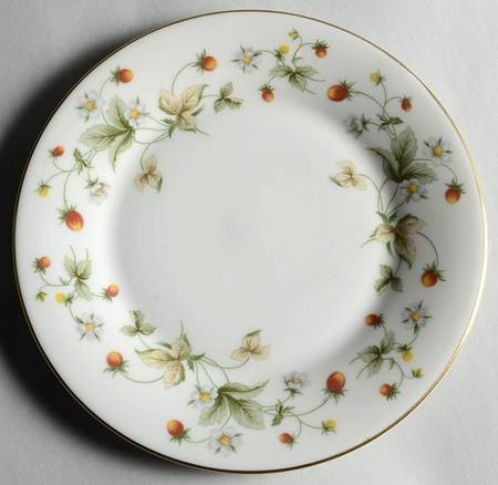 Strawberry Cream Luncheon Plate
