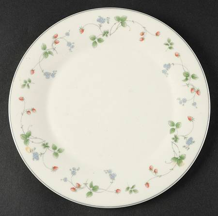 Strawberry Fayre Pink Salad Plate by Royal Doulton