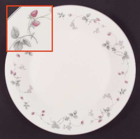 Strawberry Fayre Pink by Royal Doulton