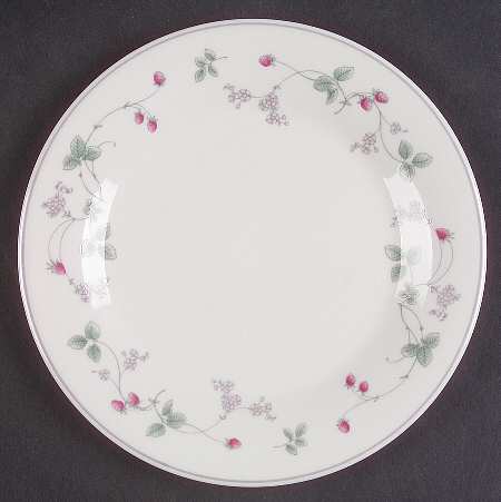 Strawberry Fayre Pink Bread & Butter Plate