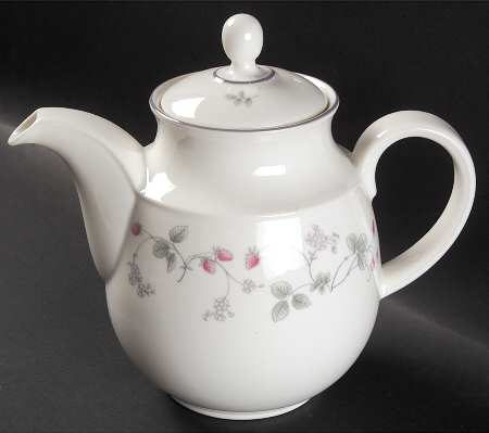 Strawberry Fayre Pink Teapot & Lid