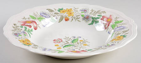 Stratford (Floral) Large Rim Soup Bowl