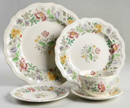Stratford (Floral) 5 Piece Place Setting