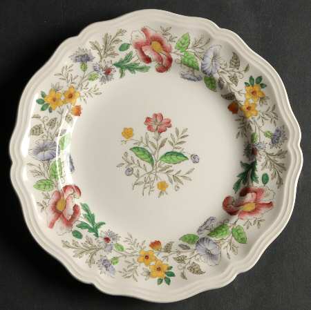 Stratford (Floral) Dessert/Pie Plate
