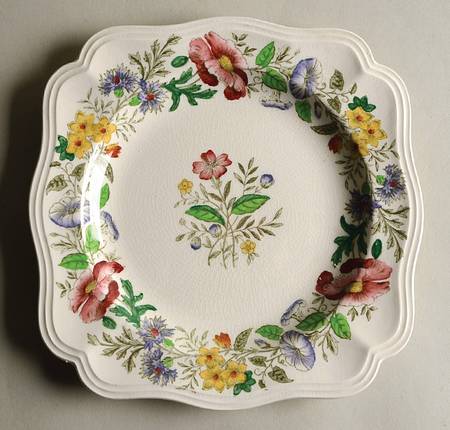 Stratford (Floral) Square Salad Plate