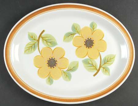 Summer Days 16" Oval Serving Platter