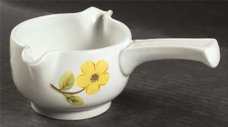 Summer Days Gravy Boat w/Stick Handle