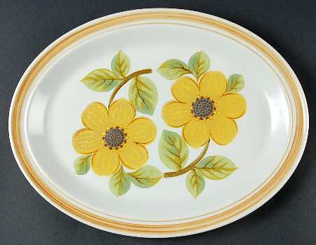 Summer Days 13" Oval Serving Platter