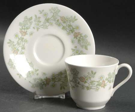 Summer Mist Flat Cup & Saucer Set