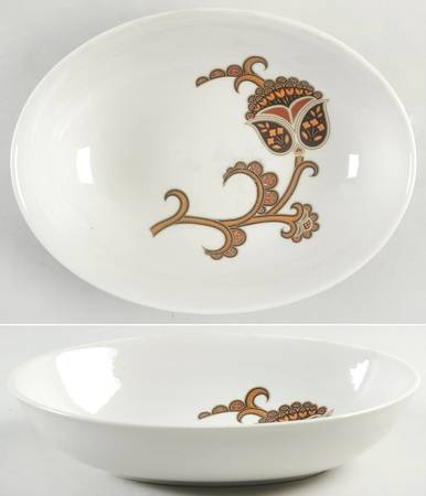 Sumatra 9" Oval Vegetable Bowl