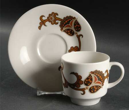 Sumatra Flat Cup & Saucer Set