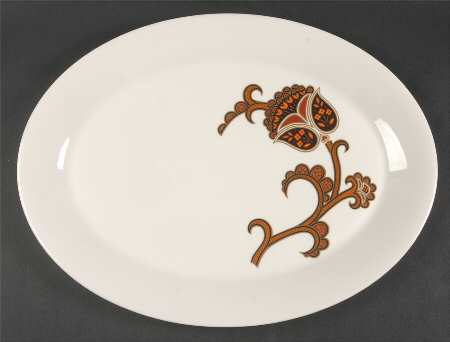 Sumatra 16" Oval Serving Platter
