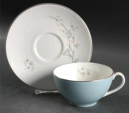 Summer Song Flat Cup & Saucer Set