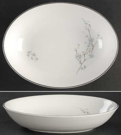 Summer Song 9" Oval Vegetable Bowl