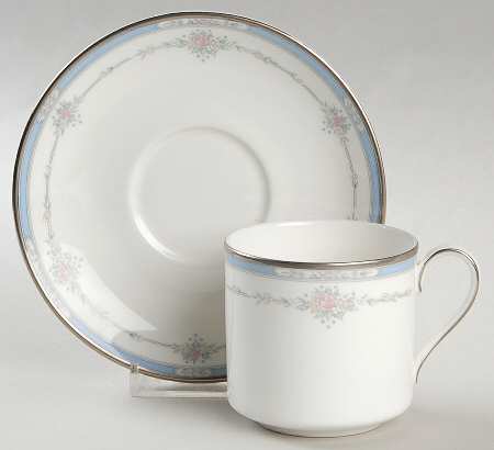 Suzanne Flat Demitasse Cup & Saucer Set