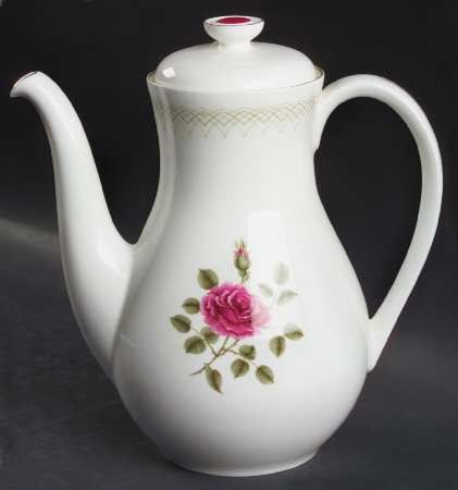 Sweetheart Rose Coffee Pot & Lid