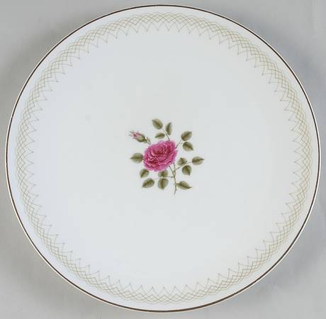 Sweetheart Rose Luncheon Plate