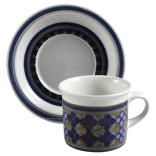 Tangier Flat Cup & Saucer Set