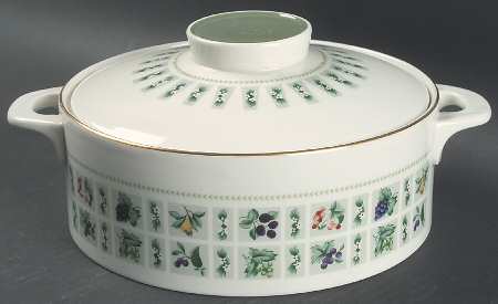 Tapestry Round Covered Vegetable