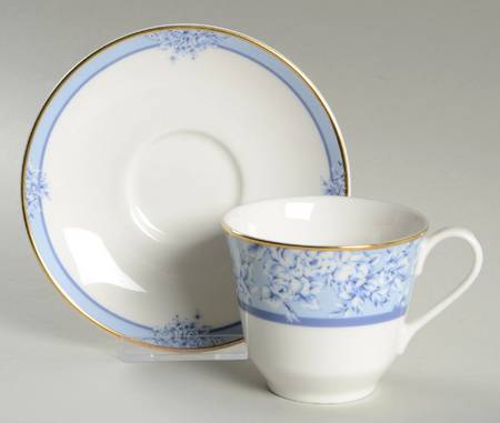 Tara Flat Cup & Saucer Set