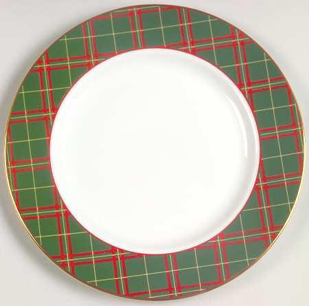 Tartan Bread & Butter Plate