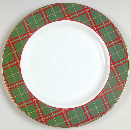 Tartan Salad Plate