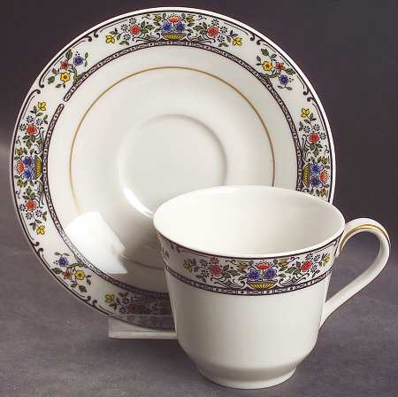 Tavistock Flat Cup & Saucer Set