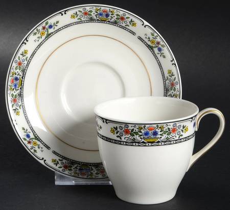 Tavistock Flat Cup & Saucer Set
