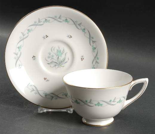 Temple Garden Footed Cup & Saucer Set