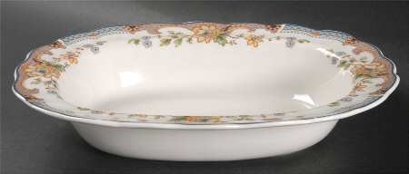 Temple Garden 10" Oval Vegetable Bowl