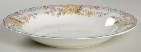 Temple Garden Large Rim Soup Bowl