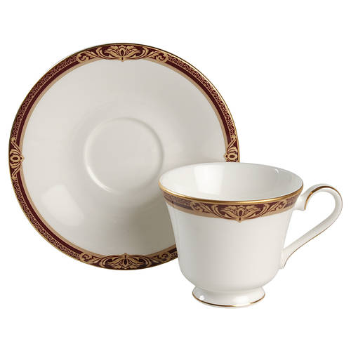 Footed Cup & Saucer Set