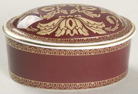 Tennyson Large Oval Box & Lid