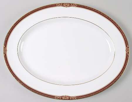 Tennyson 15" Oval Serving Platter