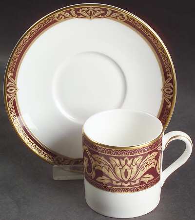 Tennyson Flat Demitasse Cup & Saucer Set
