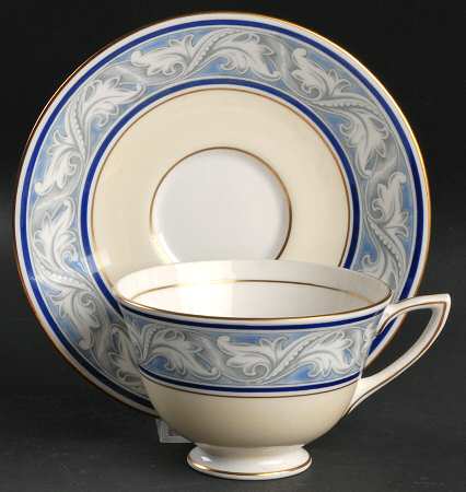 The Tewkesbury Footed Cup & Saucer Set