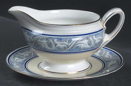 The Tewkesbury Gravy Boat & Underplate