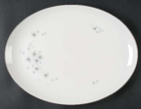 Thistledown 15" Oval Serving Platter