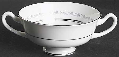 Tiara Footed Cream Soup Bowl