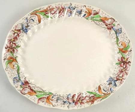 Tintern 17" Oval Serving Platter