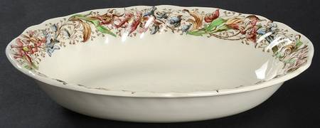 Tintern 10" Oval Vegetable Bowl