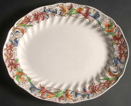 Tintern 15" Oval Serving Platter